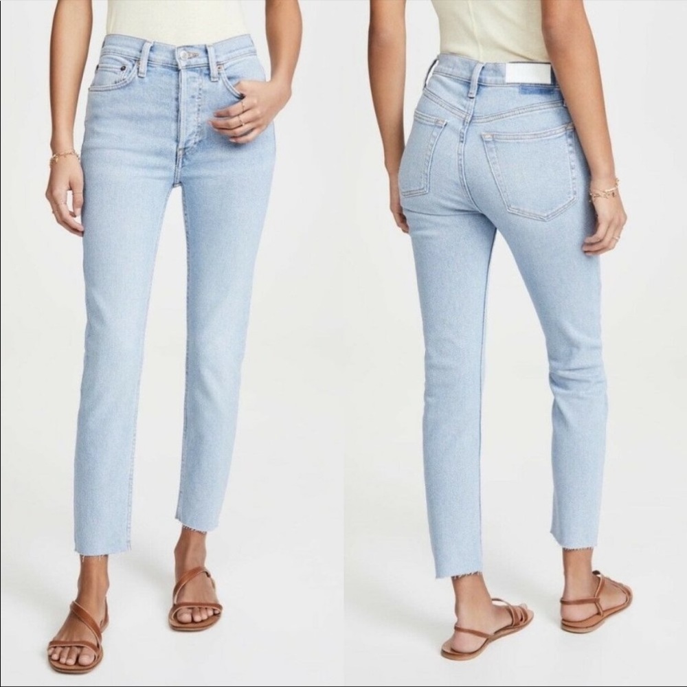 Re/Done 90s high rise ankle denim